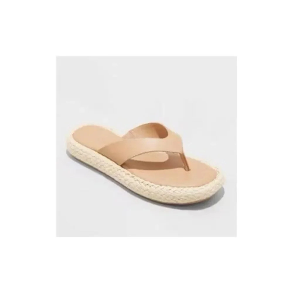 Women's Ginger Espadrille Sandals with Memory Foam Insole - Universal Thread Tan